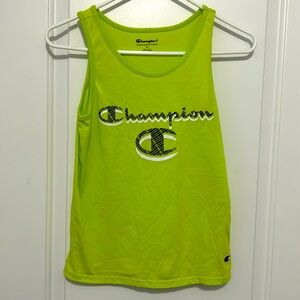 Boys Champion Lime Green Tank Top